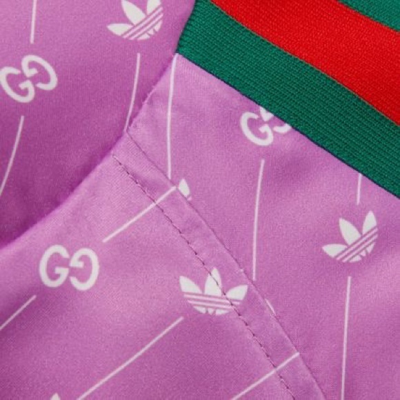 NWOT GUCCI x ADIDAS REVERSIBLE JACKET IN PURPLE - Picture 8 of 13